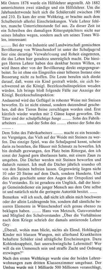 Bild: Wünschendorf Erzgebirge Schule