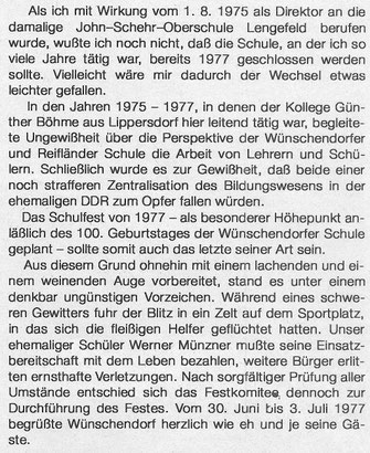 Bild: Wünschendorf Erzgebirge Wagler Herbert Schule Wünschendorf