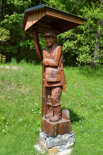 Bild: Wünschendorf Erzgebirge Karl Stülpner an der Hammermühle
