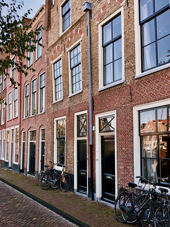 Typical Dutch house in Leiden