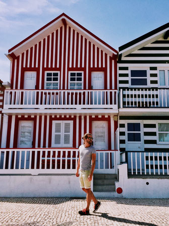 Strolling along this beautiful street