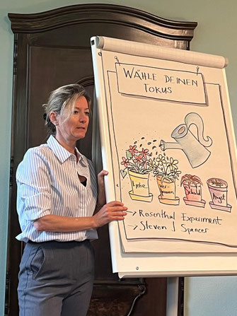 Marita beim Kommunikationsseminar
