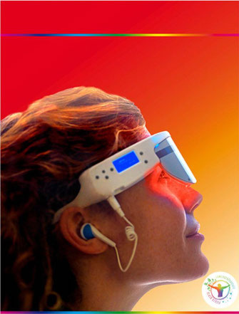Station PSIO Pro – module relaxation avec lunettes de luminothérapie PSIO
