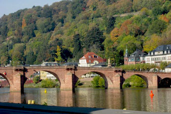 Heidelberg. Die alte Brücke.