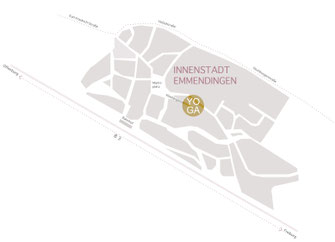 Lageplan Iyengar Yoga bewegt in Emmendingen