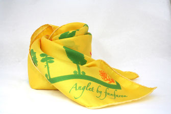 Foulard Soie Anglet Fanfaron Made in France Pays Basque