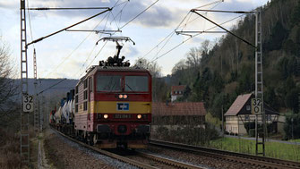 CD 372 014 at 28.11.2009 in Strand (Sächs. Schweiz)