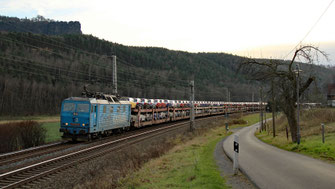 CD 372 010 at 28.11.2009 nearby Strand (Sächs. Schweiz)