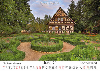 Bauernhäuser in Rudolstadt, Heimat ist Rudolstadt, Kalender, Thüringen