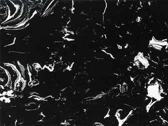 engineered marble black