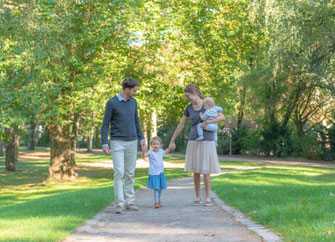 Familienfotos im Freien - Eppendorfer Park