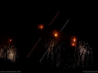 Feuerwerk am Nachthimmel