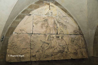 mont saint-michel inside abbey