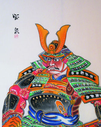 ●手描き●　栃木県伝統工芸品　佐野武者絵のぼり とちぎの伝統工芸品｜佐野武者絵のぼり