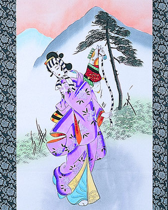 ●手描き●　栃木県伝統工芸品　佐野武者絵のぼり ○手描き○ 栃木県伝統工芸品 佐野武者絵のぼり - メルカリ