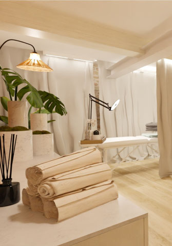 Cabine institut de beauté rénovation Spa bordeaux décoration inspiration popsy