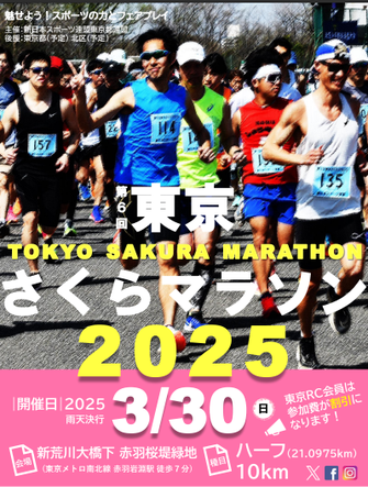 2025年3月30日(日)「(第6回)さくらマラソン」にTRANランニングポーチを協賛しました