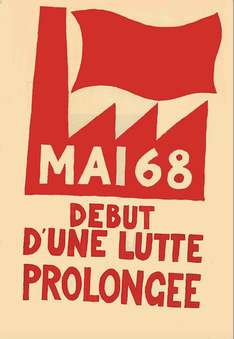 Militant poster from the Paris Ecole des Beaus-Arts, May 1968