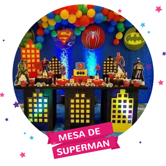 mesa de dulces para niño