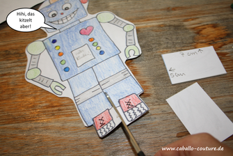 Roboter; Bastelidee; Roboter basteln; Caballo Couture; Roboter bauen; DIY Roboter; Fritz Fröhlich; Bastelidee Kinder