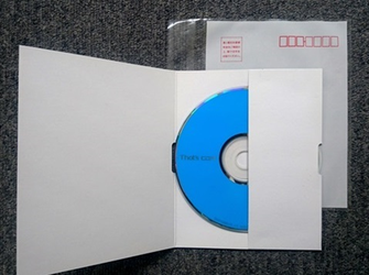CD・DVD用紙ジャケット「ホワイトポケット」