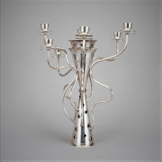 Bořek Šipek "Simon" Candelabra and vase for Driade, Italy, 1988