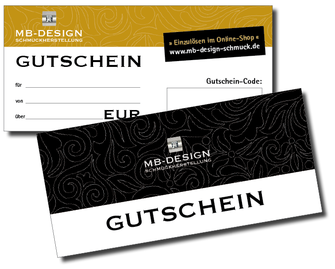 Online Schmuck Gutscheine, Gutscheine für Schmuck, Gutschein für Armbänder, Gutscheine für Halsketten, Gutscheine für  handgefertigten Schmuck, Gutscheine zum Ausdrucken, Gutscheine per Post