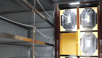 左が普通区画、 右が個別区画