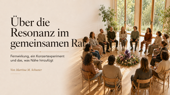 Studien über die Resonanz im gemeinsamen Raum. Von Martina M. Schuster