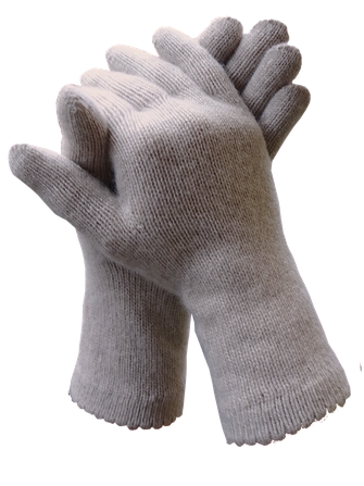 pure cashmere gloves for everyday comfort. Isolated