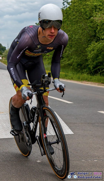 Der spätere Sieger Daniel Westmattelmann vom Team Kuota-Lotto war gar schneller als Nils Politt vom Pro Tour Team Katusha.