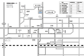 8/5,連合渡御巡幸図,平成30年,八重垣神社,祇園祭