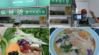 中国語学留学　大連 遼寧師範大学　第一食堂（改装後）