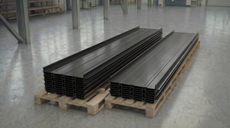 Stehfalzblech mit Clickverbindung Metalldach