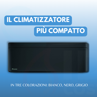 OFFERTA INSTALLAZIONE CLIMATIZZATORE DAIKIN STYLISH WHITE BLACK SILVER INVERTER A POMPA DI CALORE CON PREVENTIVO E SOPRALLUOGO GRATUITO A TORINO E PROVINCIA