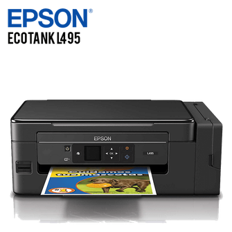 Impresora Multifuncional de Tinta Continua Epson L495 Imprime Escanea Copia Conectividad WiFi USB 2.0 lo encuentra en #compumarket.... más info siguiendo el enlace ....