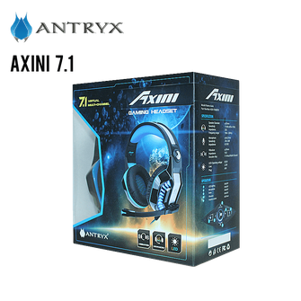 Auricular con Micrófono Gaming Antryx AXINI 7.1 Vibrador Led Blue lo encuentra en #compumarket .... más info siguiendo el enlace ....