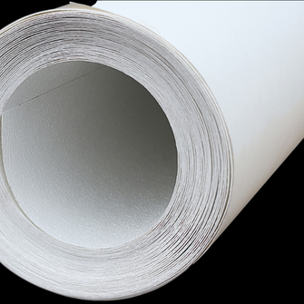 Rollo Blanco Panel Lamina embozada de FRP  Espesor 1.5 mm / 2.3mm  Medidas: 25 mts x 1.20 mts