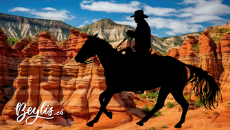 Aufkleber Cowboy Amerika