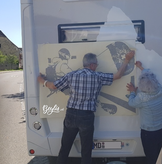 Wohnmobil Gestalter Aufkleber und Folierungen