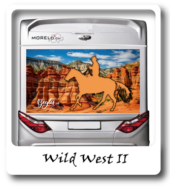 Morello Wild West II Camper Aufkleber
