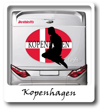 Europa Aufkleber Kopenhagen