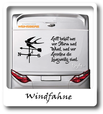 Weinsberg Camper Aufkleber Schwalbe