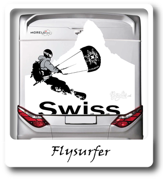 Flysurfer Morelo Aufkleber Reisemobil
