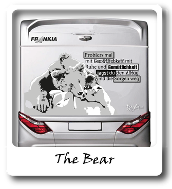 Frankia Aufkleber Wohnmobil The Bear