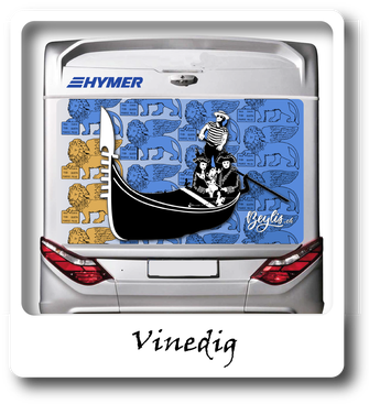 Hymer Aufkleber Venedig