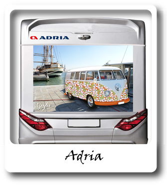 Adria Wohnmobil Aufkleber