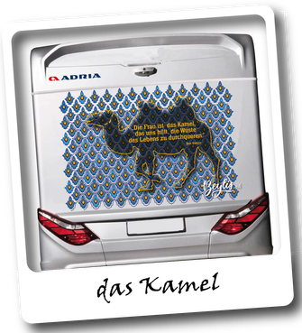 Adria Aufkleber das Kamel