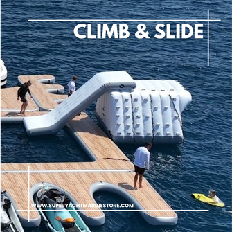 Superyacht inflatable climb & slide toys