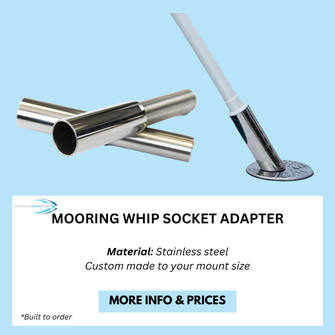 mooring whip socket adapter